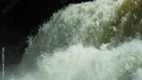Wadsworth Falls in Rockfall, Connecticut, in springtime.