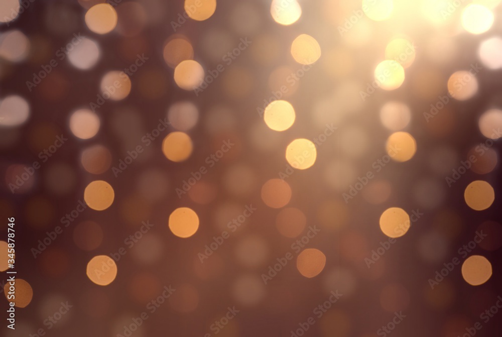 Bokeh brown defocus background. Luxury festive abstract illustration. Glitter pattern macro. Bokeh brown defocus background. Luxury festive abstract illustration. Glitter pattern macro.