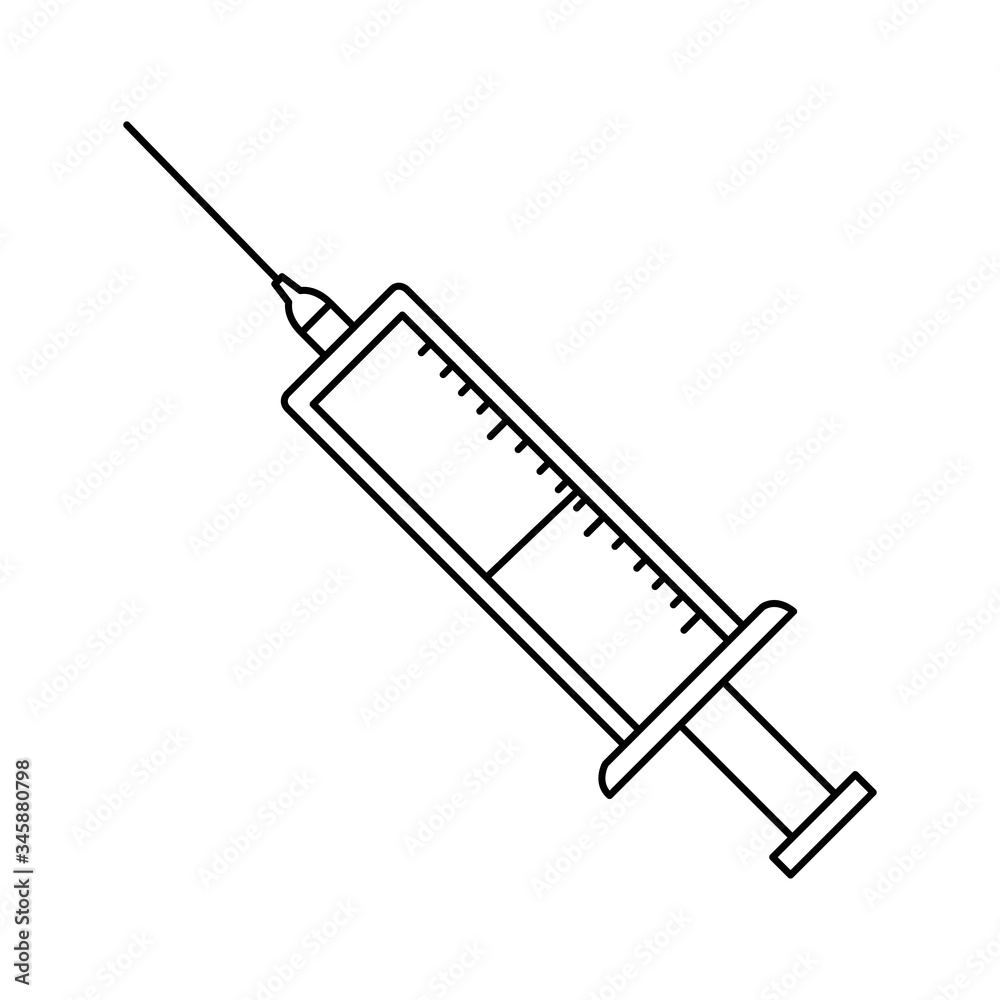 injection vaccine drug isolated icon vector illustration design injection vaccine drug isolated icon vector illustration design