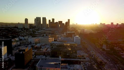 Beverly Hills Aerial Flyover hd photo