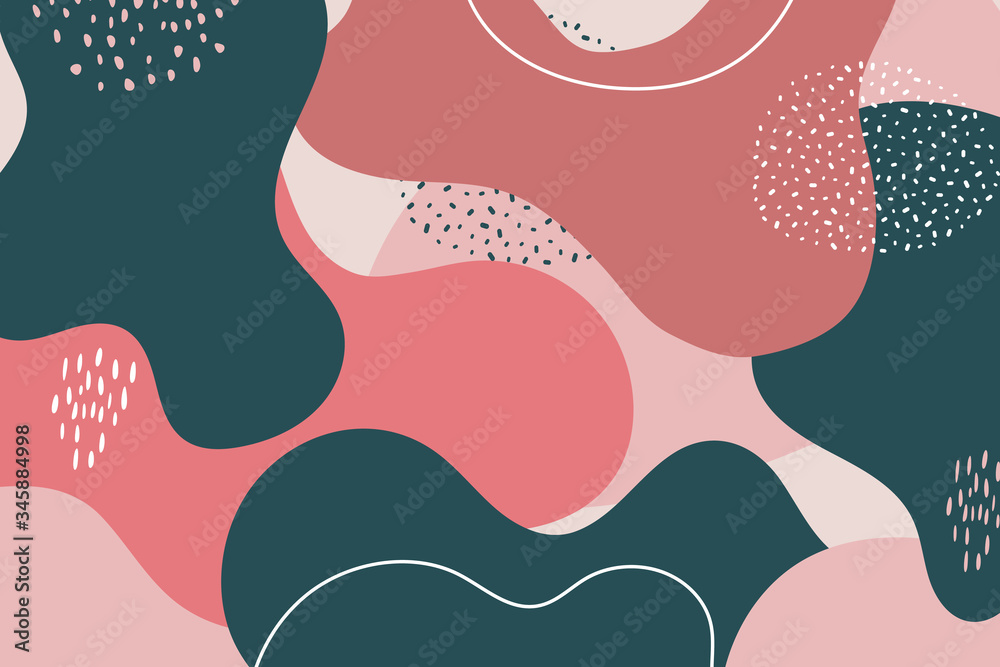 Abstract colorful fun background. background retro suitable for landing page, website and cover page. vector