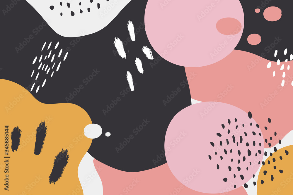 Abstract colorful fun background. background retro suitable for landing page, website and cover page. vector