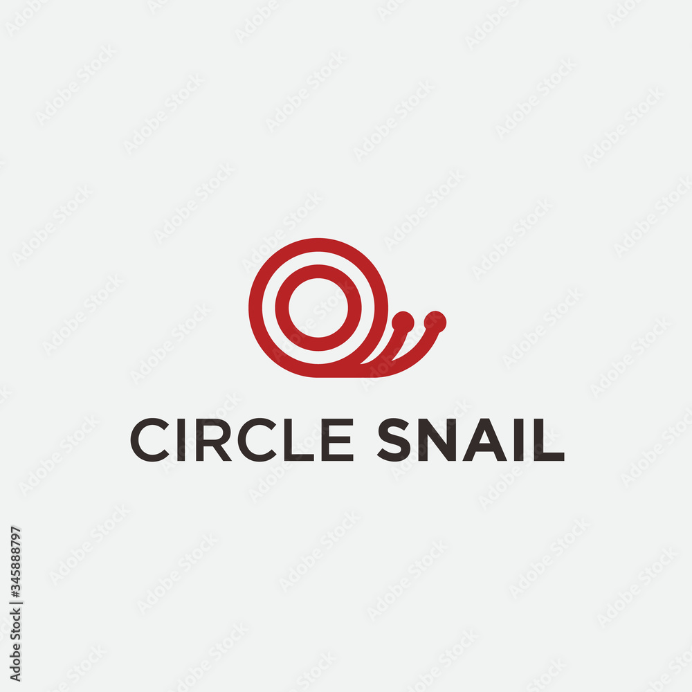 snail circle logo / snail logo snail circle logo / snail logo