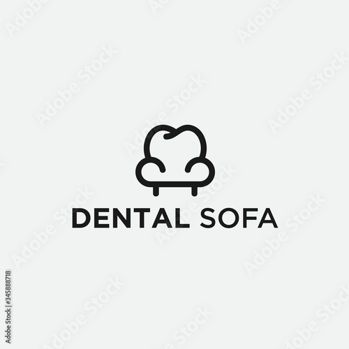 dental sofa logo / sofa icon