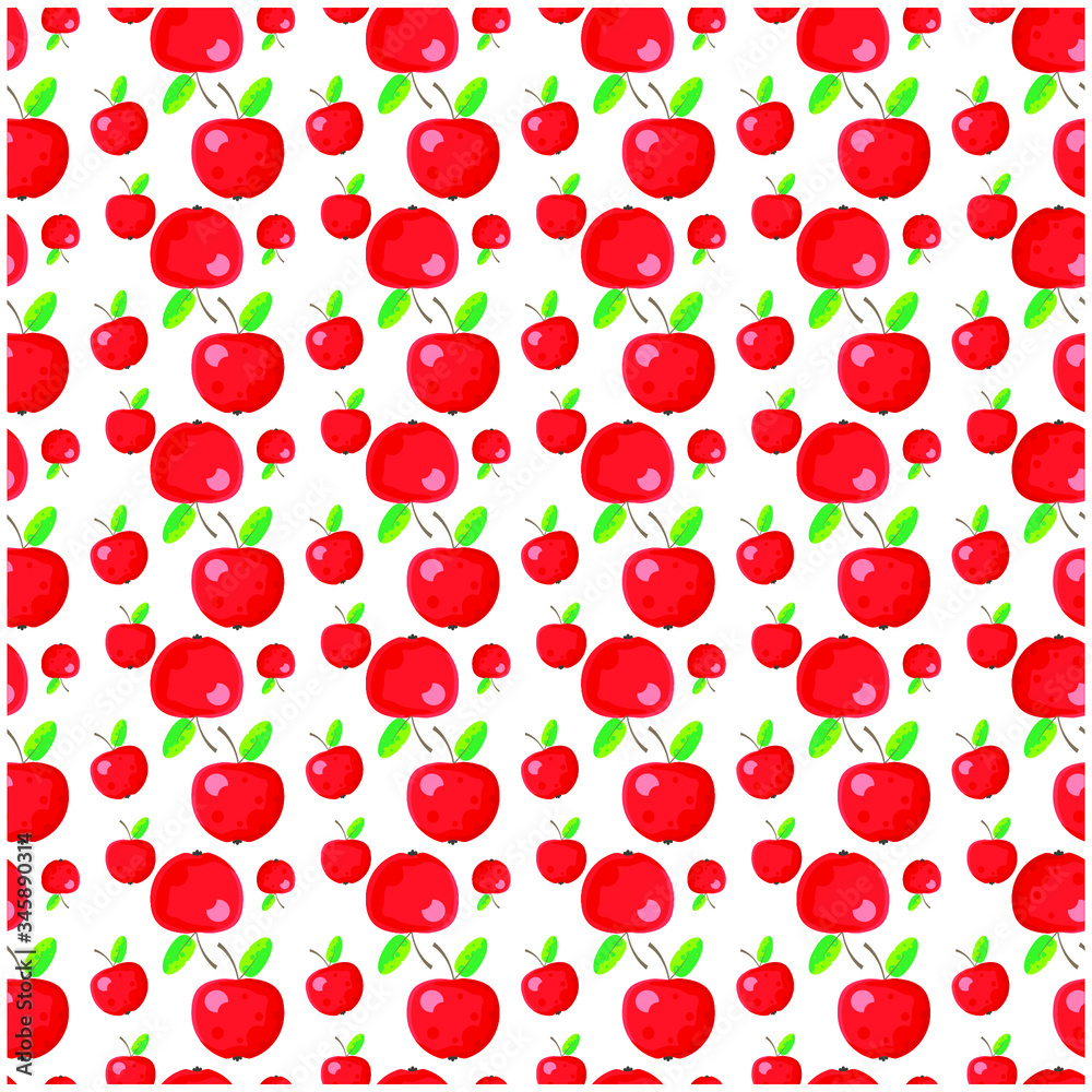 Apple seamless pattern. Apples vector illustration Apple seamless pattern. Apples vector illustration