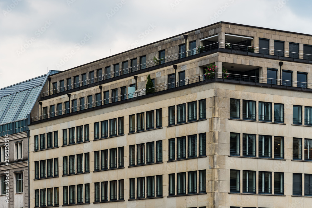 Residential and Office Buildings in Berlin Mitte, Germany.