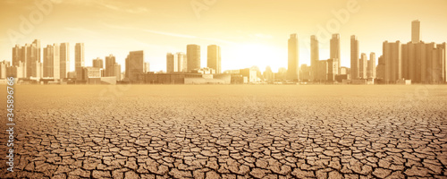 Fotografie Post-apocalyptic landscape