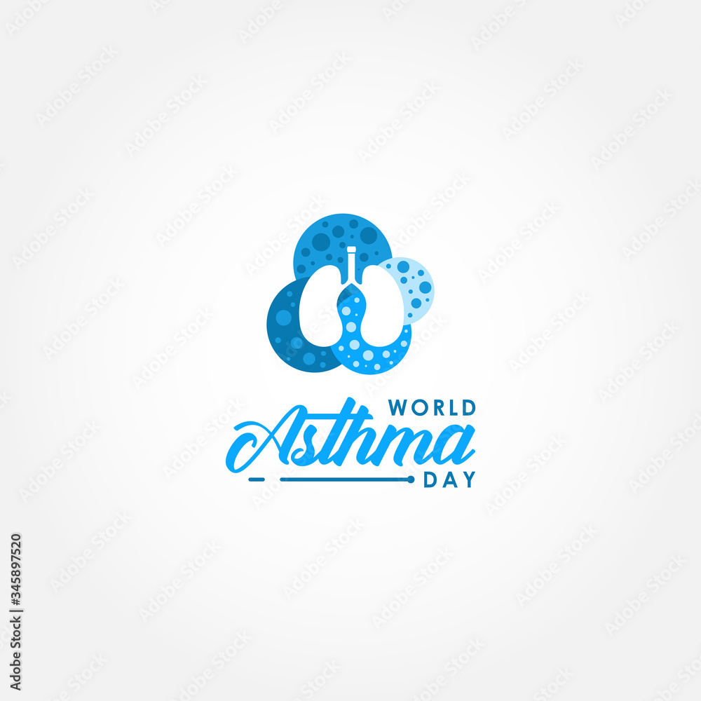 World Asthma Day Vector Design Illustration World Asthma Day Vector Design Illustration
