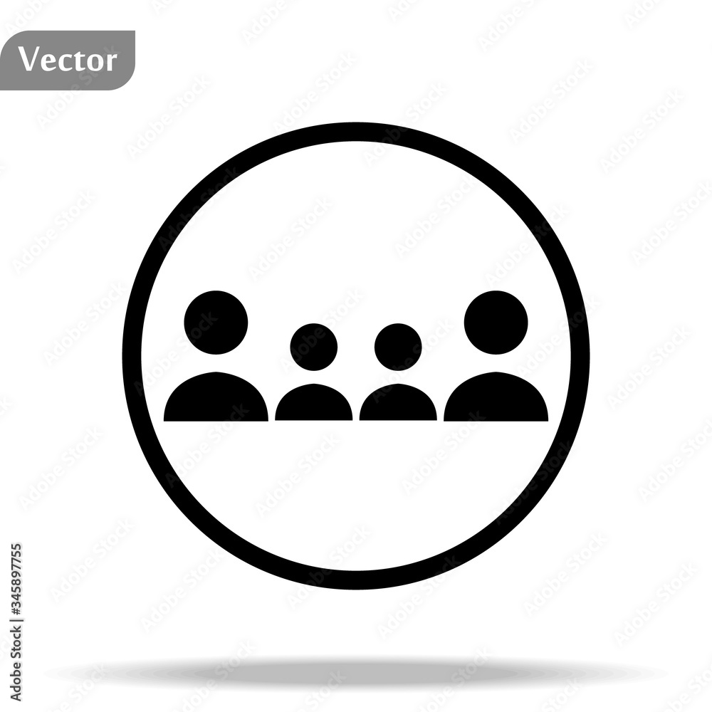 People Icon in trendy flat style isolated on white background. Crowd sign. Persons symbol for your web site design, logo, app, UI. Vector illustration, People Icon in trendy flat style isolated on white background. Crowd sign. Persons symbol for your web site design, logo, app, UI. Vector illustration,