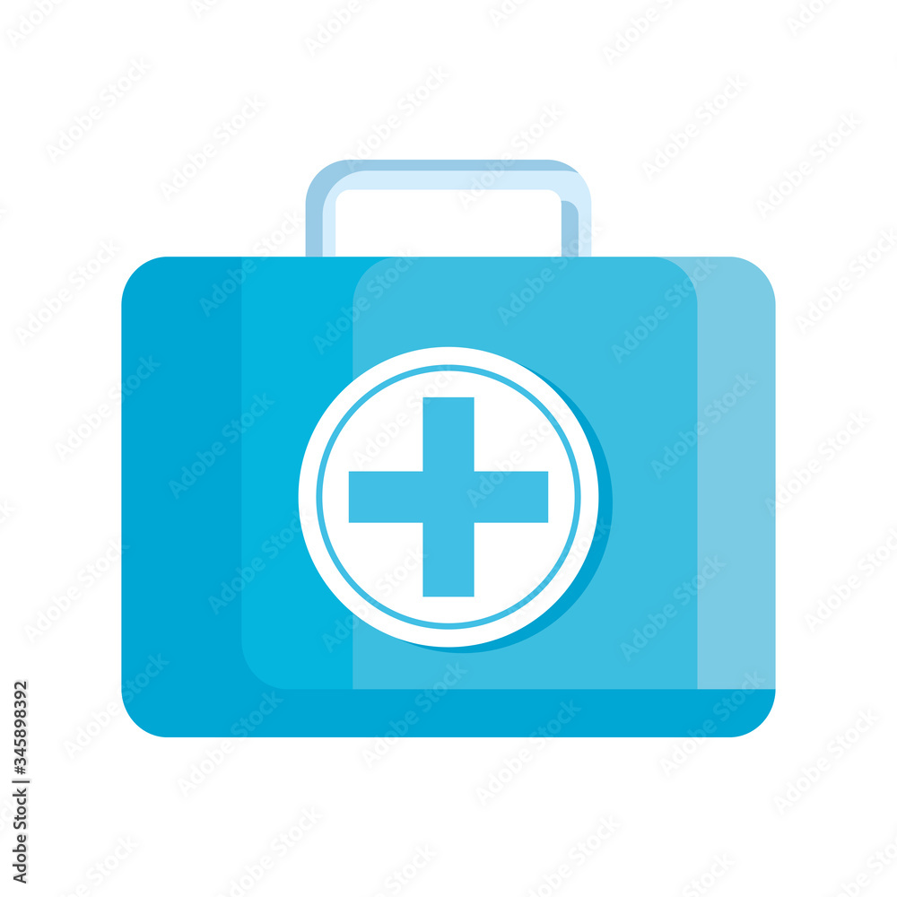medical kit handle isolated icon vector illustration design