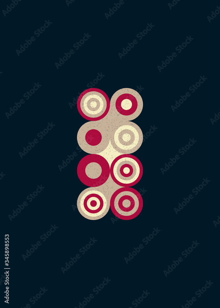 Colour Dots Universe Logo art design illustration Colour Dots Universe Logo art design illustration