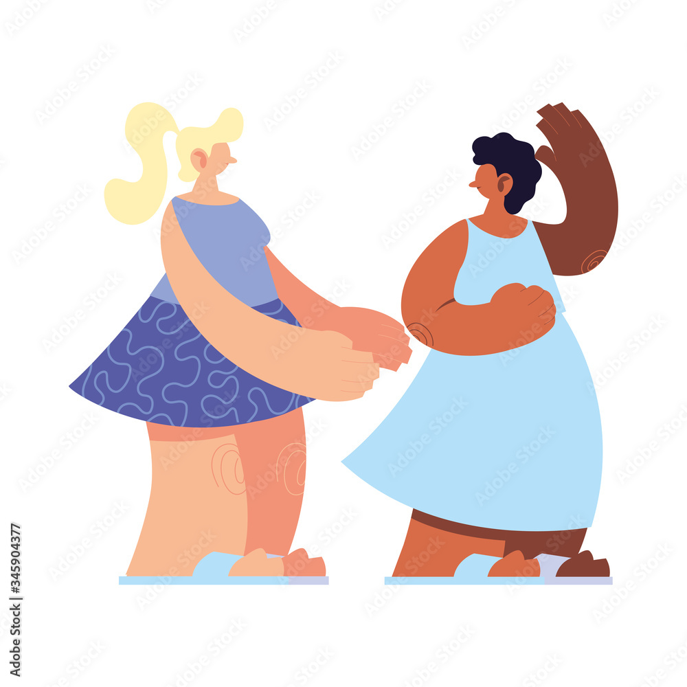 women talking about topics of the day. women talking about topics of the day.