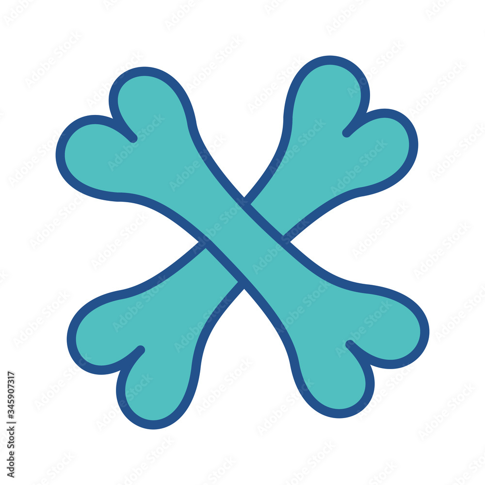 bone icon design, flat style trendy collection bone icon design, flat style trendy collection