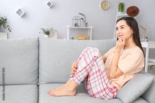 Portrait of beautiful young...