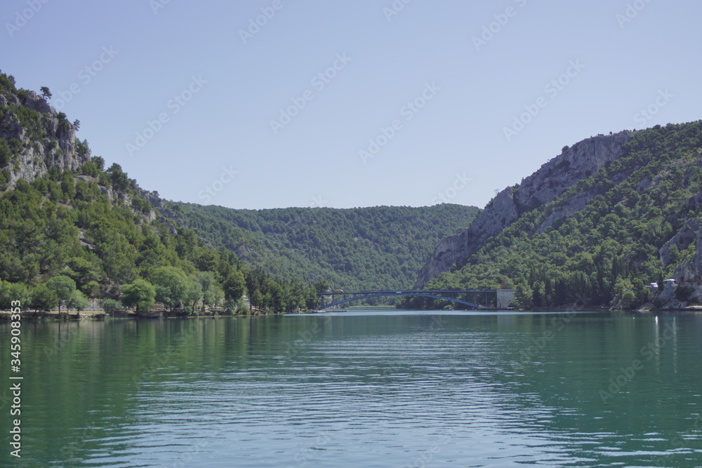 Eingang zum Naturpark Krka