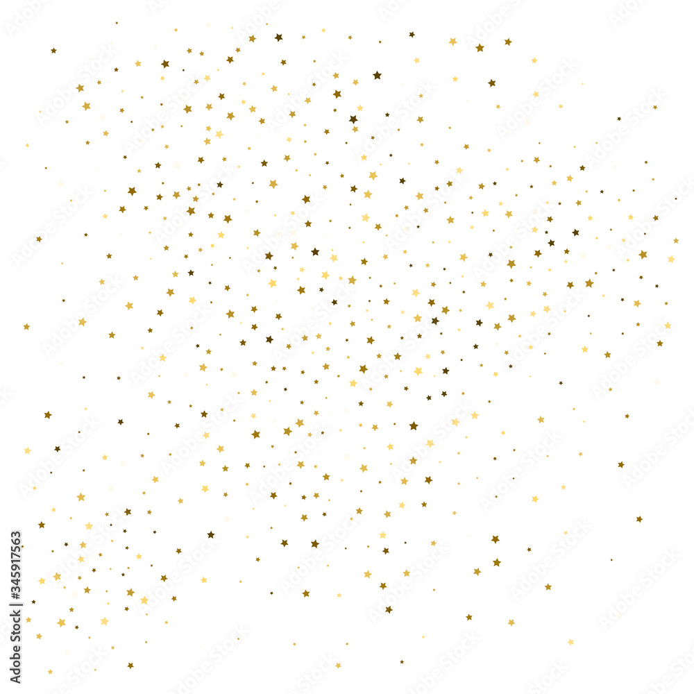 Gold stars. Confetti celebration. Festival decor. Gold stars. Confetti celebration. Festival decor.