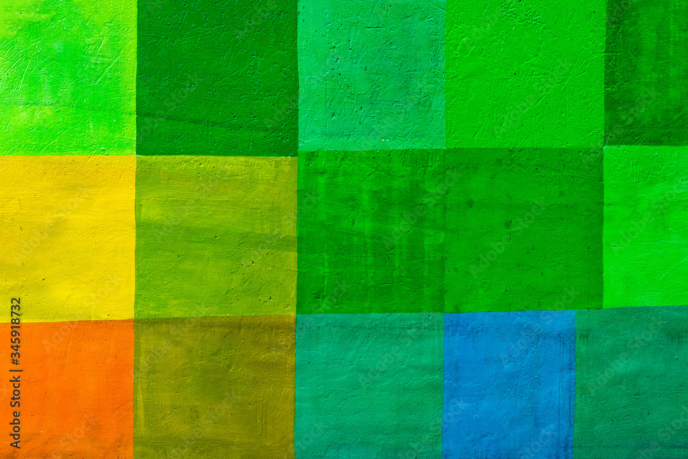 Multi-colored squares background