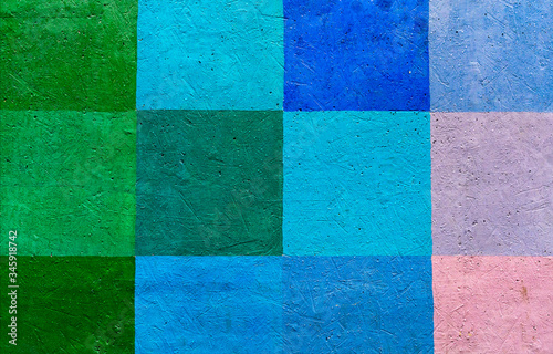 Multi-colored squares background