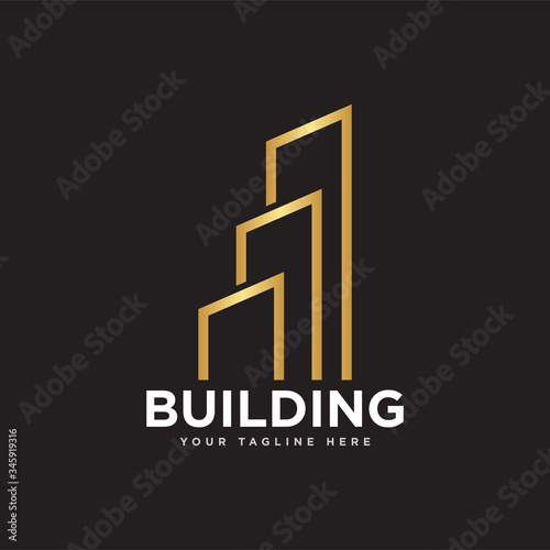 Building Construction Logo Design Vector