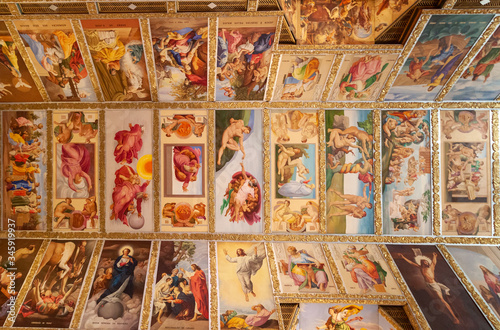 Interior of Our Lady of Brazil Church located in Nossa Senhora do Brasil Square on the corner of Brazil Avenue with Columbia street, in the western zone of Sao Paulo