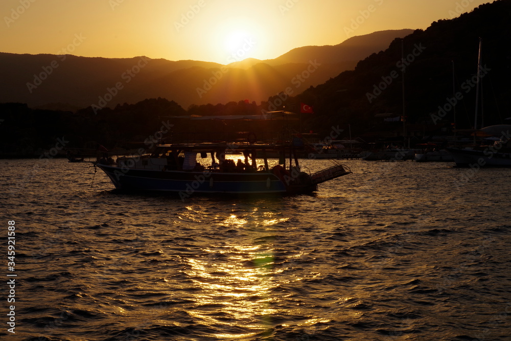 Türkische Riviera, Sonnenuntergang