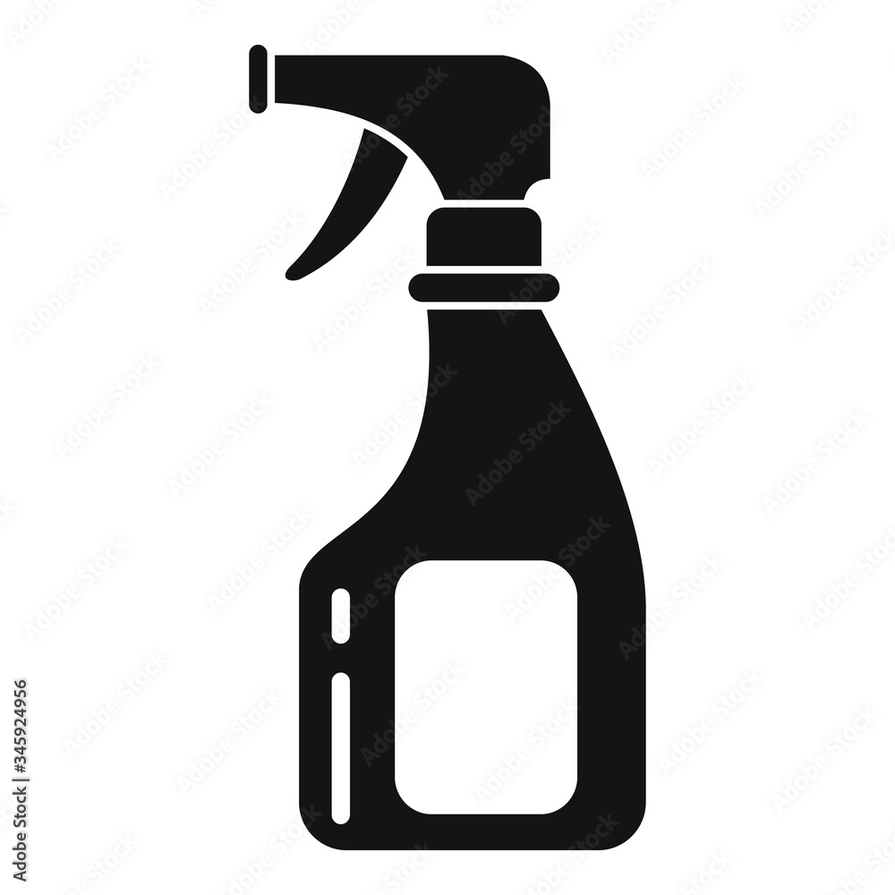 Bleach spray icon. Simple illustration of bleach spray vector icon for web design isolated on white background Bleach spray icon. Simple illustration of bleach spray vector icon for web design isolated on white background