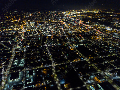 Incorporated in 1852, the city of Oakland is the eighth most populated city in California and serves as an important port and trade center. It lies just across the bay from San Francisco.