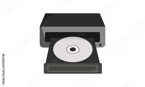 Cd burning, cd drive, disk, data, computer, dvd writer free vector icon