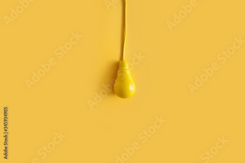 Yellow bulb background