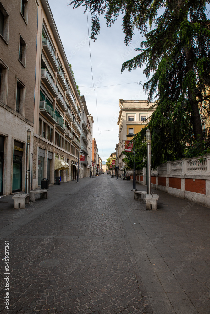 Fototapeta city ​​of terni, streets, squares