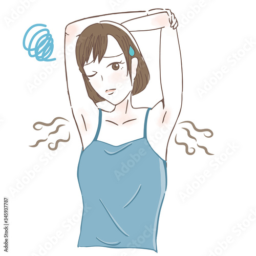 ワキガを気にする女性