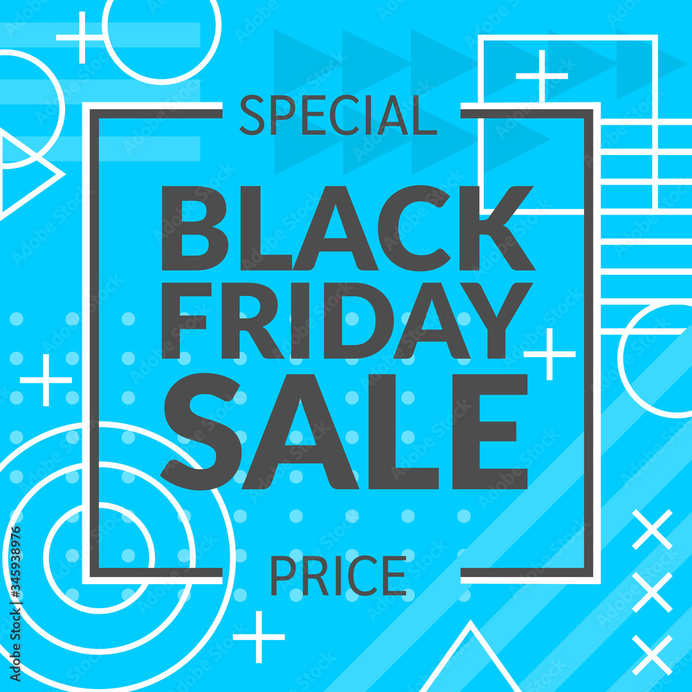 Memphis graphic retro funky graphic poster. Black Friday Sale vintage trendy geometric shapes vector illustration abstract figure in pointillism memphis template for poster banner sale cover design Memphis graphic retro funky graphic poster. Black Friday Sale vintage trendy geometric shapes vector illustration abstract figure in pointillism memphis template for poster banner sale cover design