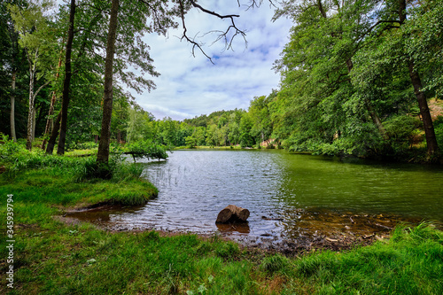 Von Wald umgeben: der Teufelssee bei Bad Freienwalde photo