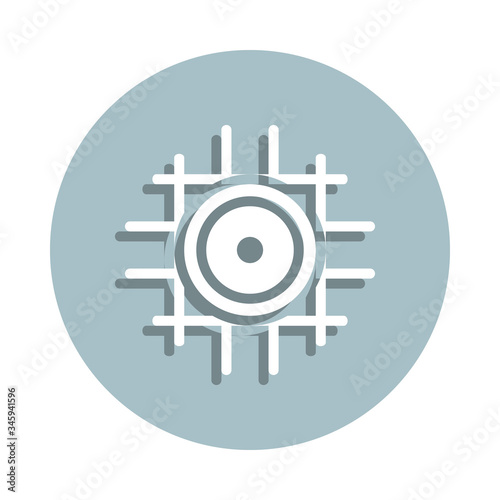 Native badge icon. Simple glyph, flat vector of world religiosity icons for ui and ux, website or mobile application