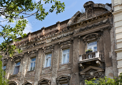 Andrassy Avenue - historical facade - Budapest