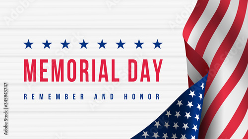 Fényképezés Memorial Day - Remember and Honor Poster