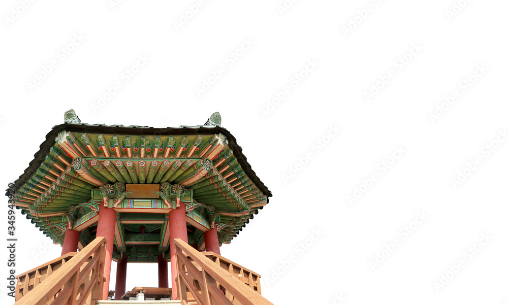 Fototapeta premium asia Korea's traditional wooden observatory