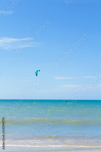 Canvas Print Tourist Beach, Cumbuco in Ceara, Northeast Brazil
