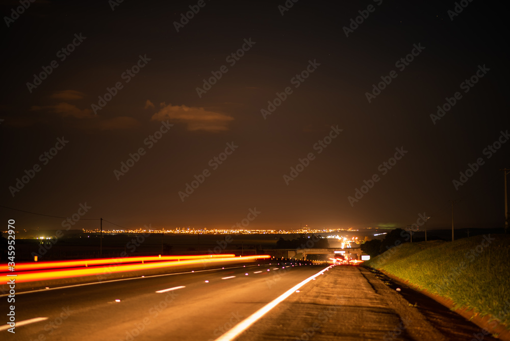 highway at night