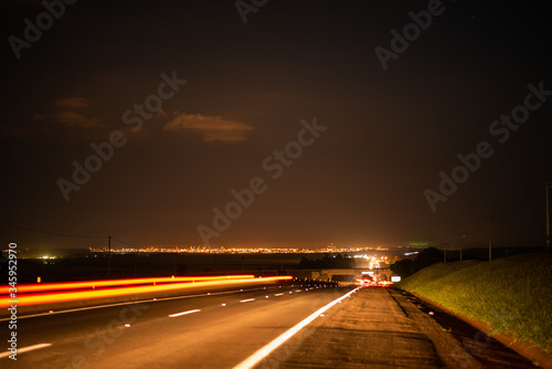 highway at night