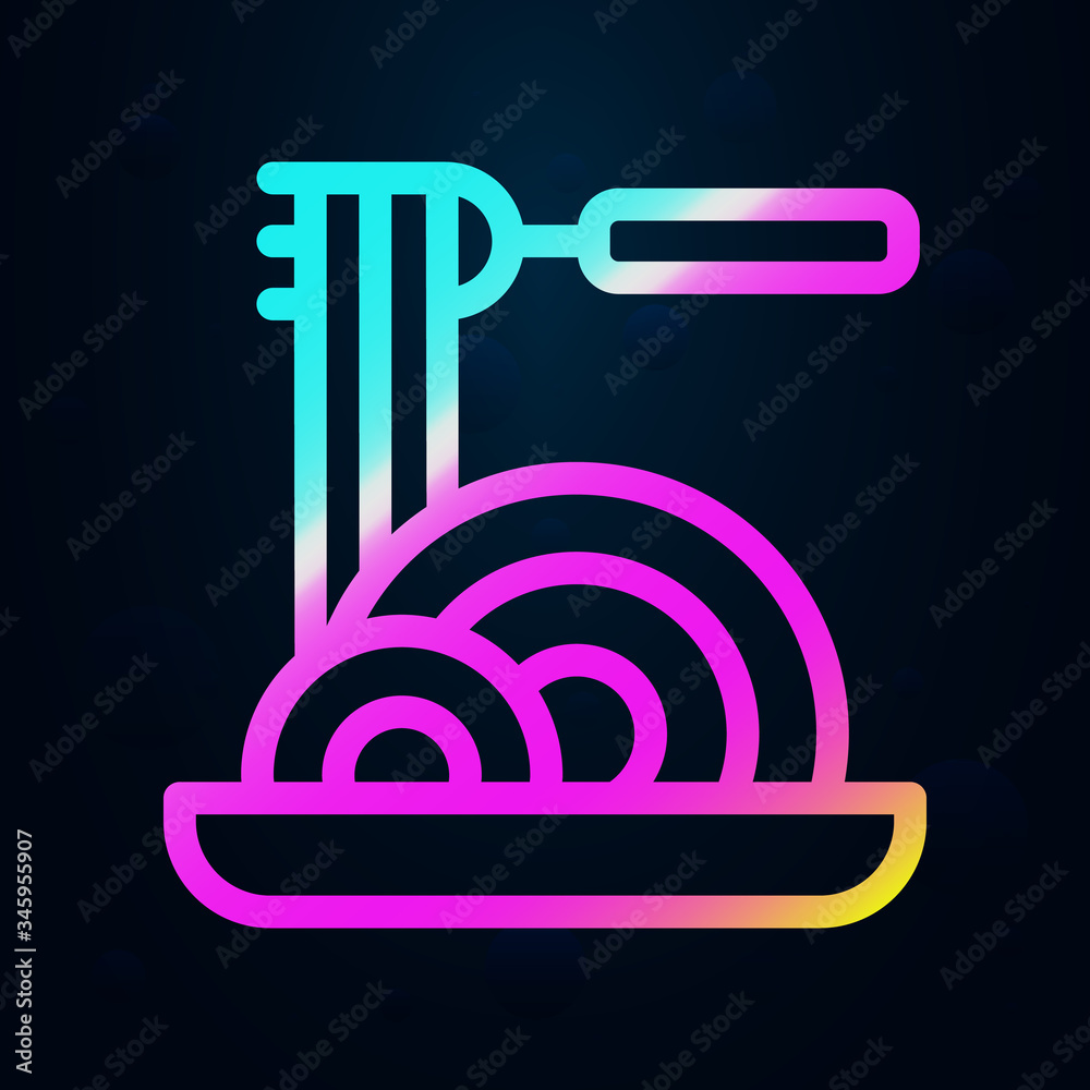 Spaghetti, italy nolan icon. Simple thin line, outline vector of italy icons for ui and ux, website or mobile application Spaghetti, italy nolan icon. Simple thin line, outline vector of italy icons for ui and ux, website or mobile application