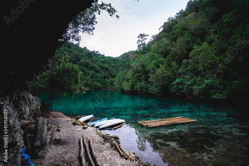 Lagoon in Siargao, Philippines  photo