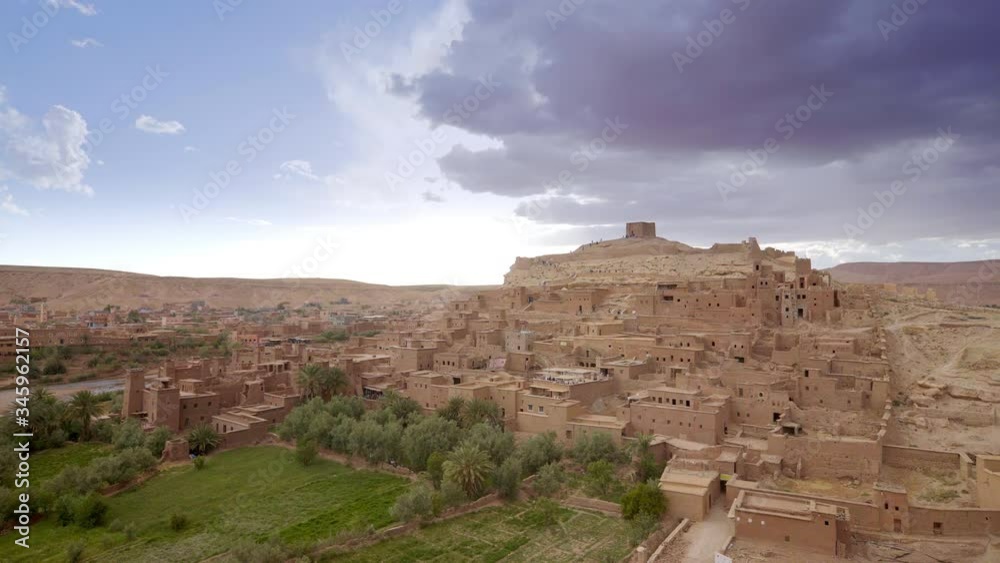 Town of Ait Ben Haddou panoramic view, Morocco, Africa
Shot with Sony F55.
Located in a stunning red desert landscape, Aït Benhaddou is a frequent filming location for historical and epic movies like Town of Ait Ben Haddou panoramic view, Morocco, Africa
Shot with Sony F55.
Located in a stunning red desert landscape, Aït Benhaddou is a frequent filming location for historical and epic movies like
