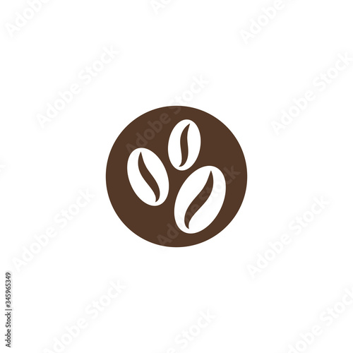 Coffee beans Logo Template vector