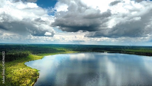 clouds over lake © Jiaqi