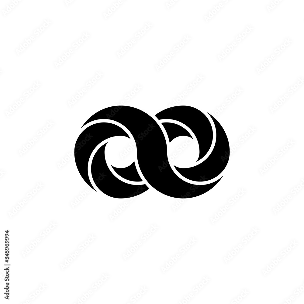 Infinity Symbol Logo. Vector Illustration Infinity Symbol Logo. Vector Illustration