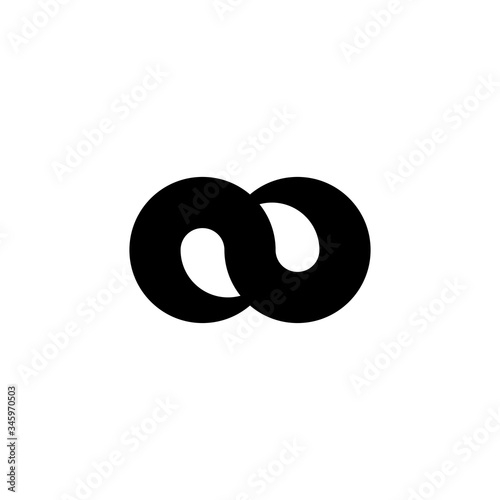 Infinity Symbol Logo. Vector Illustration