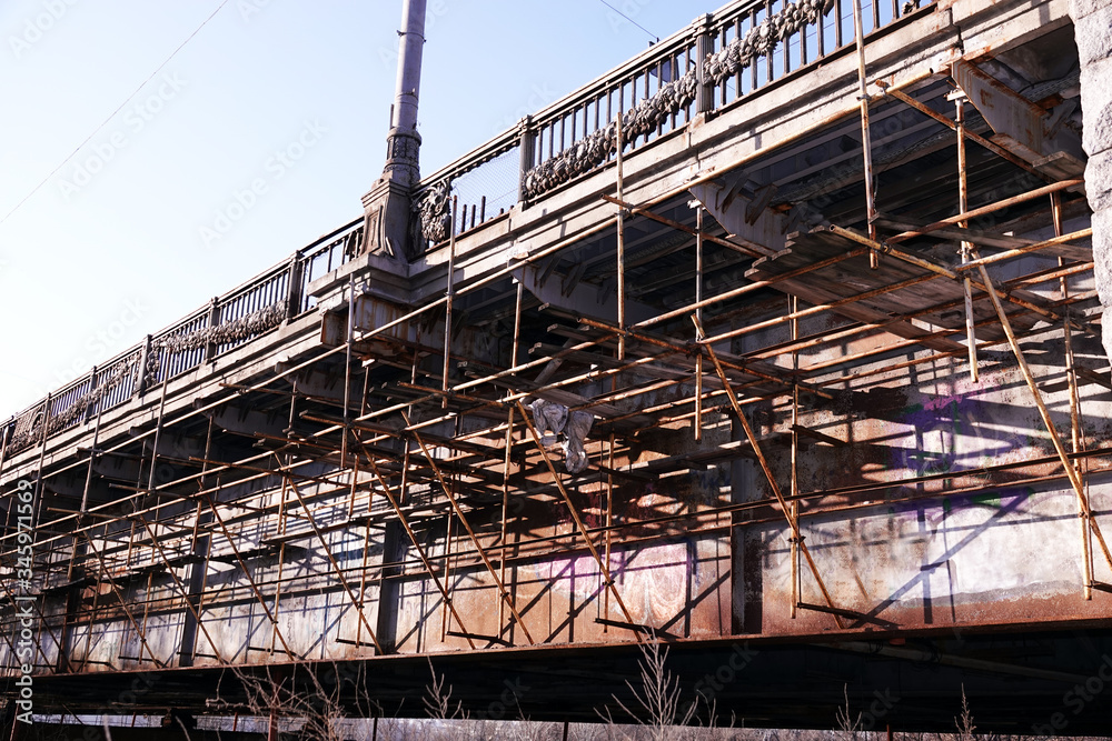 Paton Bridge in Kiev