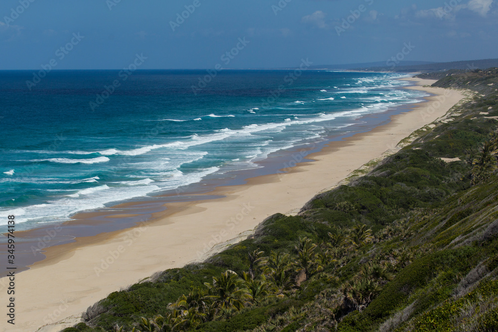 Beach Coastline in Mozambique near Inhambane 