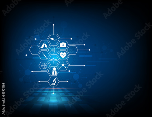 Health care icon and medical innovation concept design © jirawat